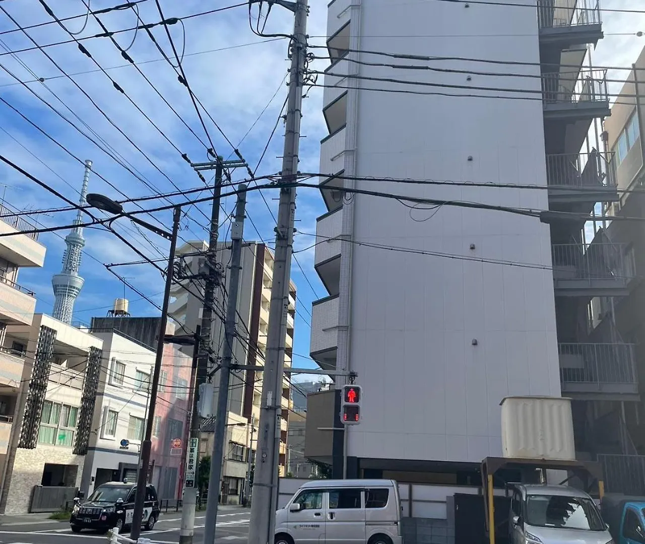 Calum Asakusa Imado Tokyoカルム浅草今戸ダブルルーム新築民泊東京浅草隅田川今戸神社近くスカイツリー見えるコンビニコインランドリー近くある浅草駅まで徒歩圏内アクセス便利成田空港羽田空港銀座渋谷東京駅直通 Tokyo